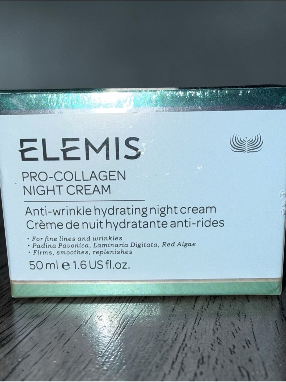 NEW IN BOX 1.6oz ELEMIS PRO-COLLAGEN NIGHT CREAM ANTI-WRINKLE HYDRATING CREAM